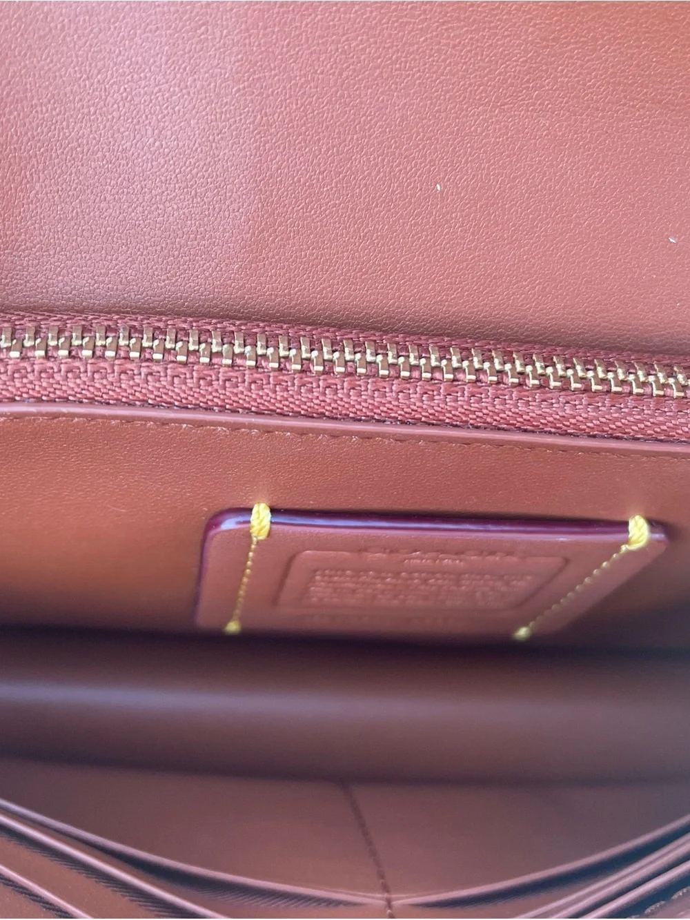 Coach Leather Signature Crossbody